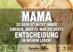 Entscheidung zur MAMA Es ist schön Mama zu sein!